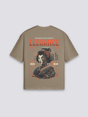 Camiseta de inspiración japonesa