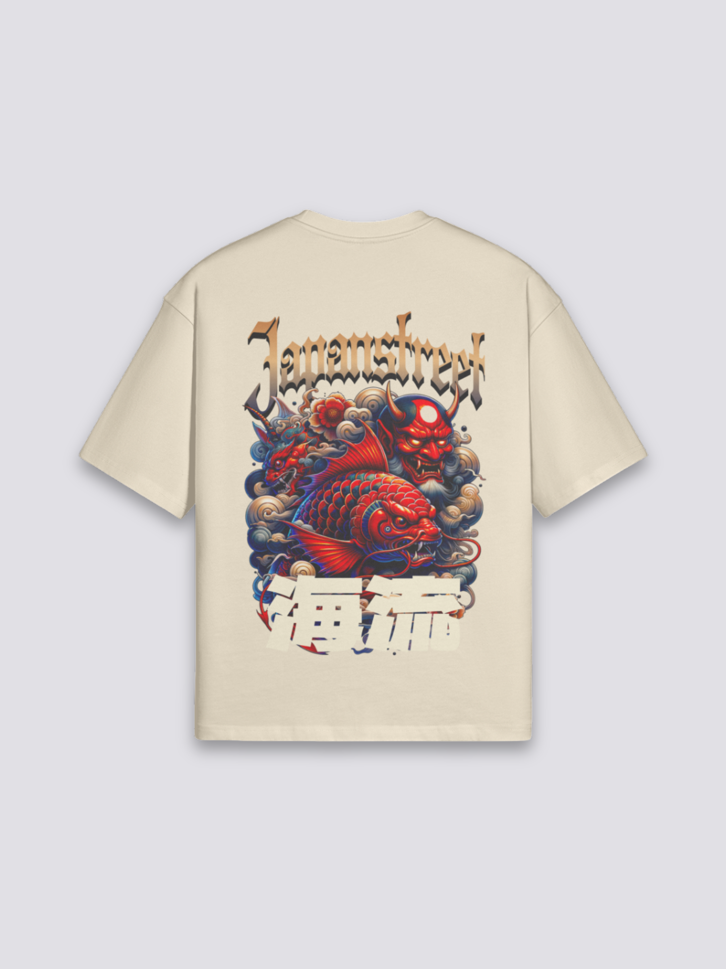 Camiseta japonesa oversize