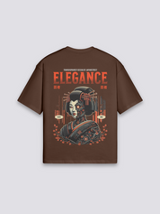 Camiseta de inspiración japonesa