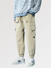 pantalones cargo estilo coreano