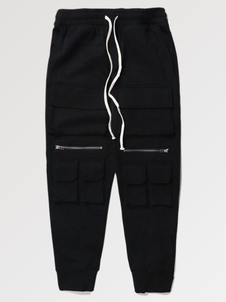 Pantalones Cargo Bolsillos con cremallera 'Shinshiro'
