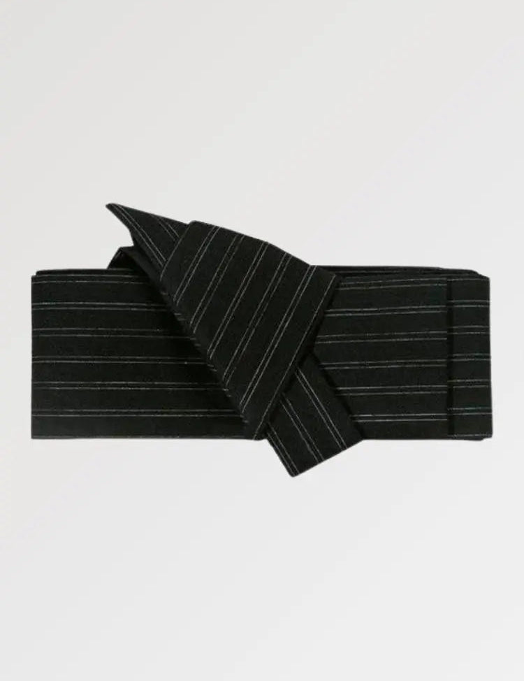 Un cinturón obi de algodón grueso para hombre para equipar tu yukata o kimono