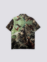 Camisa con estampado de jungla - 密林