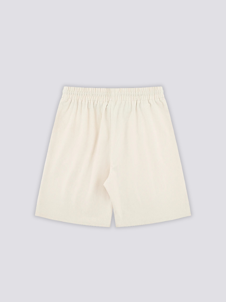 Pantalones cortos de algodón blanco - コットン