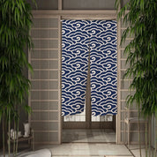 Noren japonés con estampado de nubes