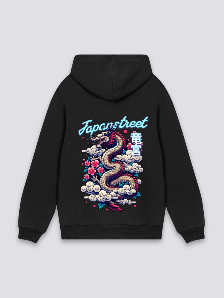 Sudadera con capucha de marca japonesa