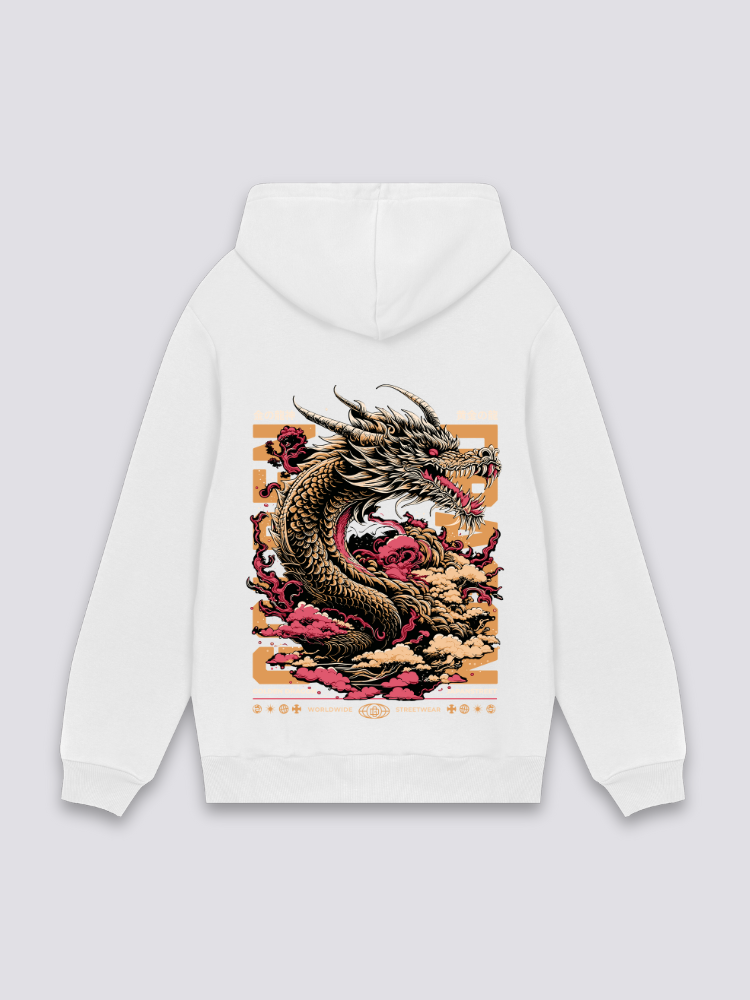 Sudadera con capucha Dragón japonés