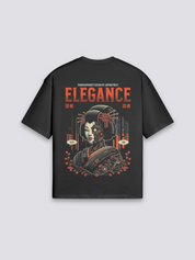 Camiseta de inspiración japonesa