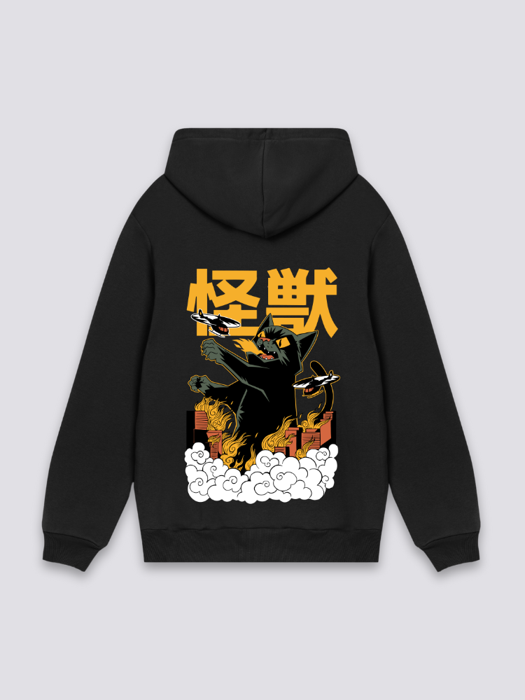 Sudadera con capucha Kanji japonés