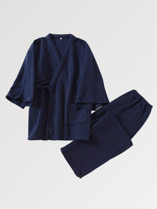 Jinbei Traje de algodón Muji para hombre