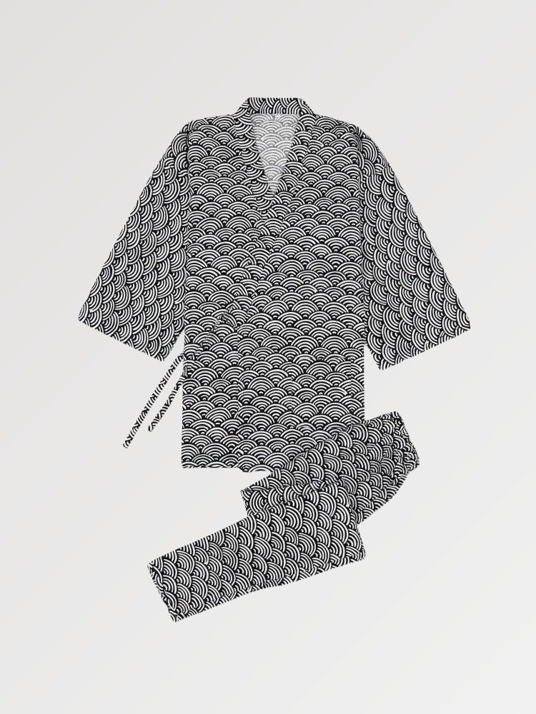 Jinbei tradicional para hombre