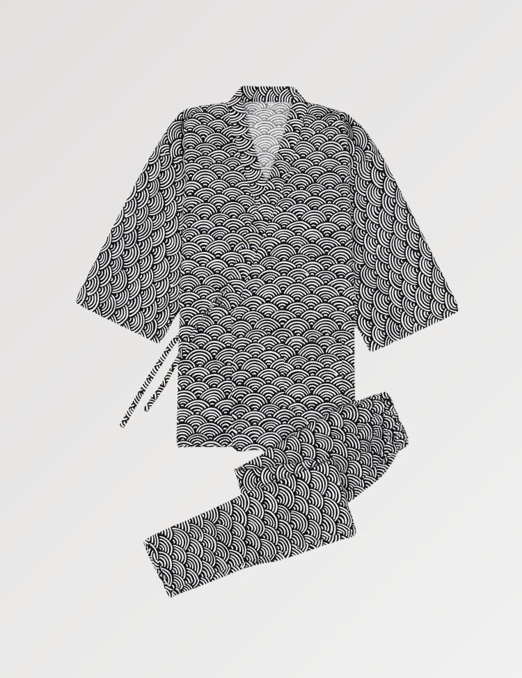 Jinbei tradicional para hombre
