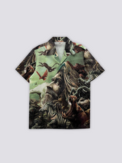Camisa con estampado selvático