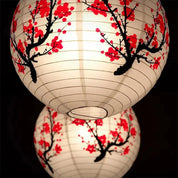 Linterna japonesa con flores Japanstreet