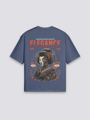 Camiseta de inspiración japonesa