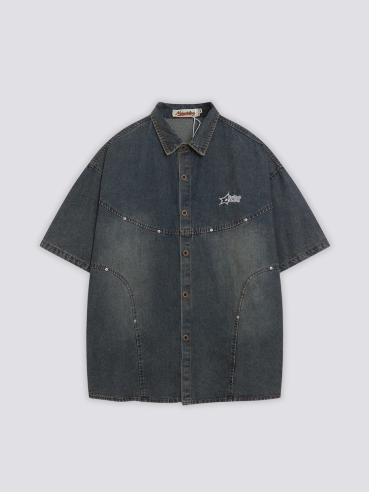 Camisa vaquera oversize