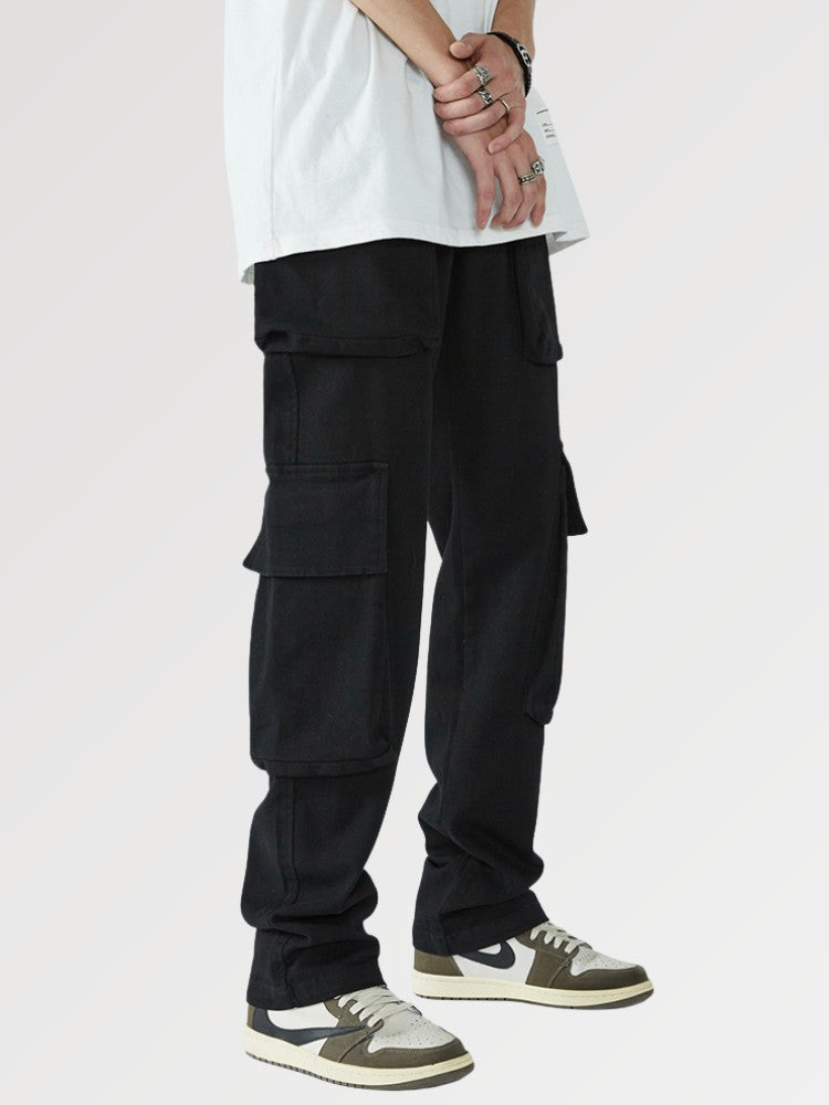 Streetwear Cargo Pants negro
