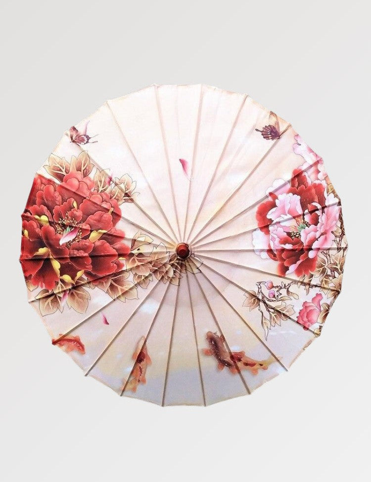 Paraguas japonés en flor