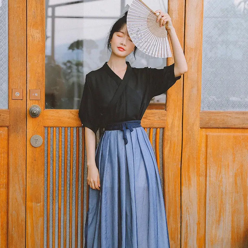 Vestido largo japonés 'Dento-Teki'