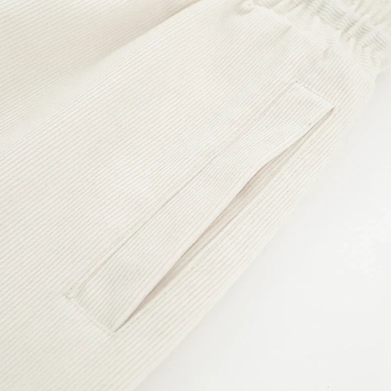 Pantalones cortos de algodón blanco - コットン