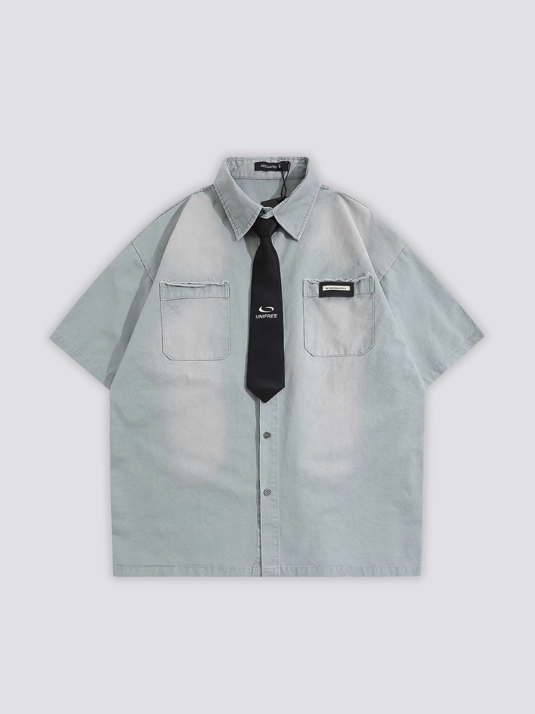 Camisa con corbata