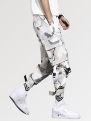 Streetwear Pantalones blancos 'Technical'