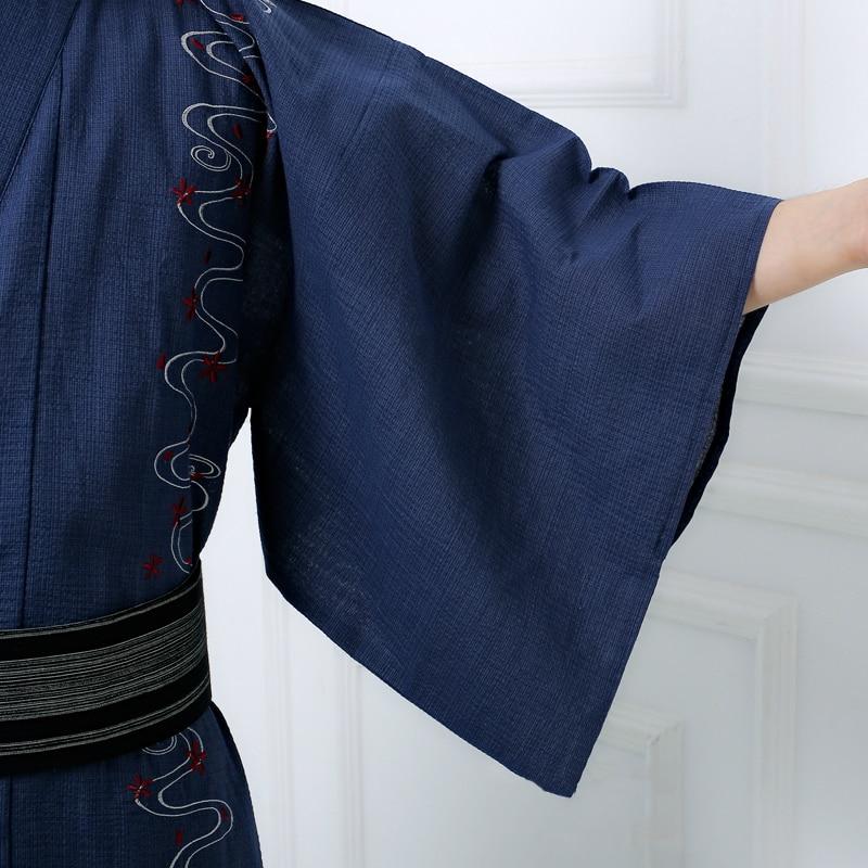 Yukata azul 'Taroki' para hombre
