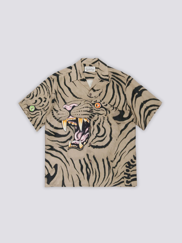 Camisa con estampado de tigre