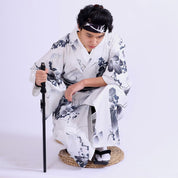 Kimono japonés auténtico 'Okamida'