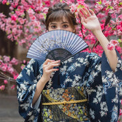 Kimono japonés auténtico de mujer 'Akemi'