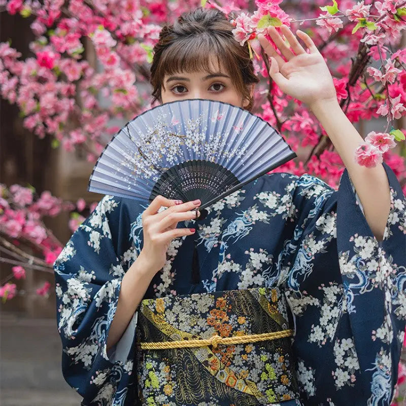 Kimono japonés auténtico de mujer 'Akemi'