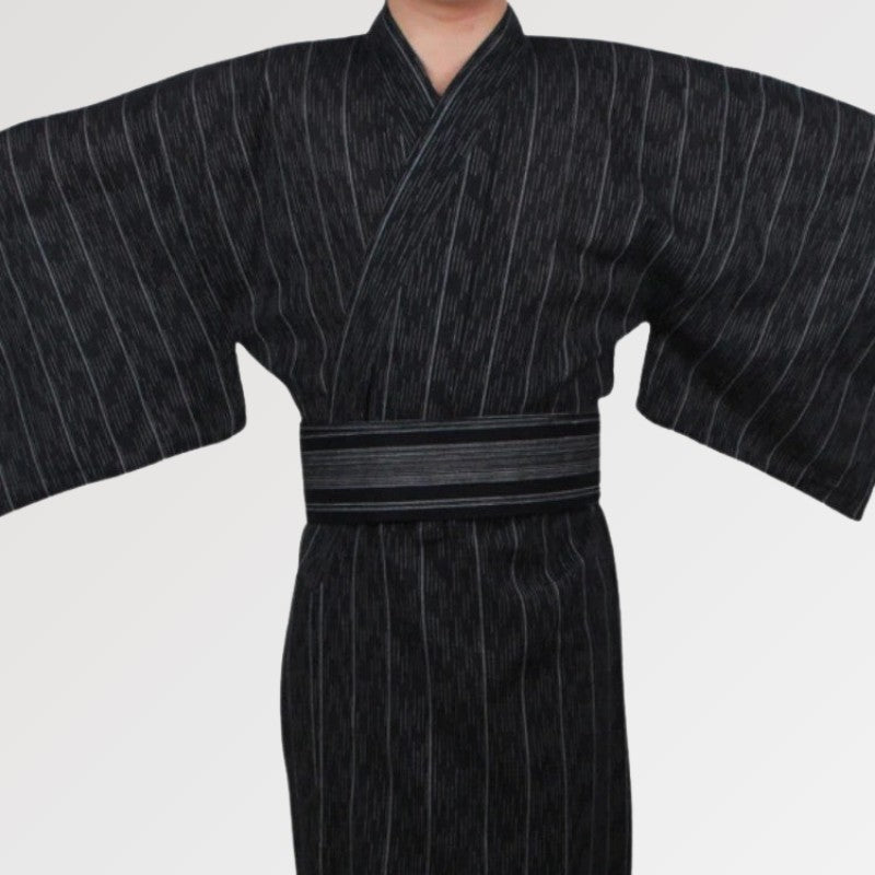 Yukata negro para hombre