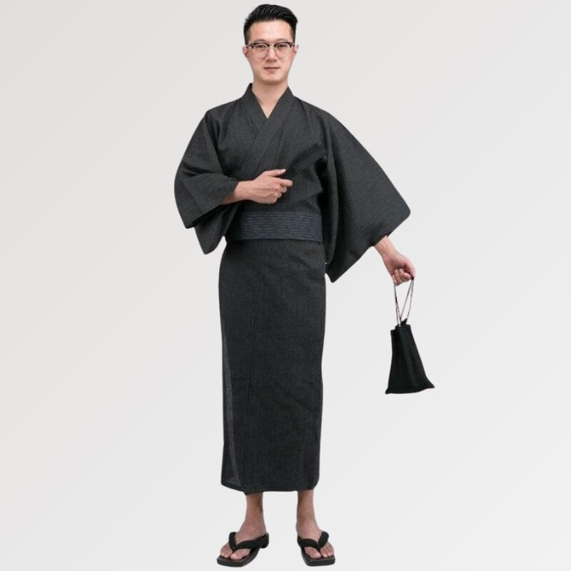 El yukata masculino popular en París y Japón