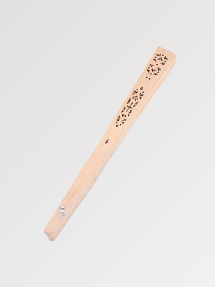 Abanico japonés sensu de bambú Chikuzai enteramente esculpido y calado Ropa Japonesa