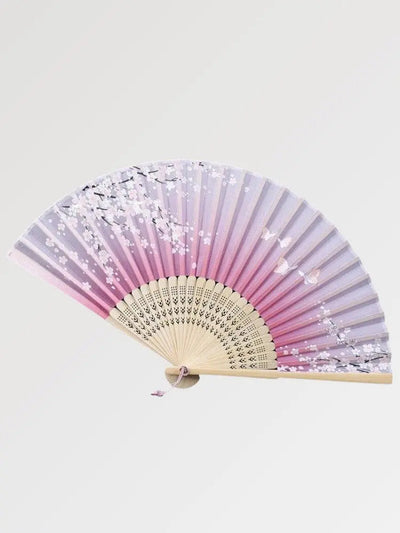 Abanico japonés de cerezos en flor 'Yori'