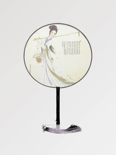Abanico tradicional japonés 'Kanji'