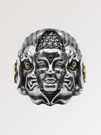 Anillo celta de plata 'Kurobe'