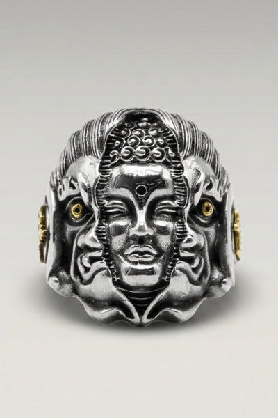 Anillo celta de plata 'Kurobe'