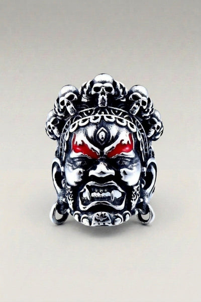 Anillo de acero hindú 'Shining'