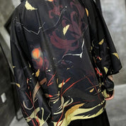 Kimono negro para hombre 'Artefact'
