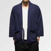 Kimono azul para hombre