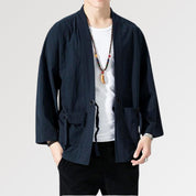 Kimono azul de hombre 'Yuudai'