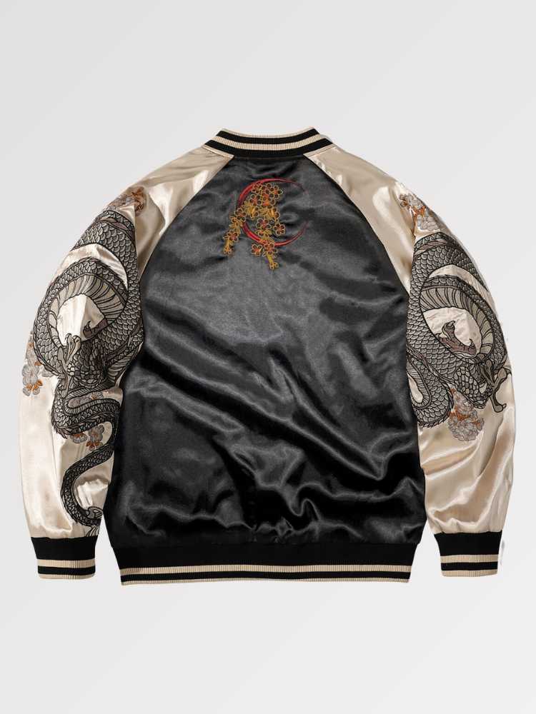 Acércate a lo tradicional con la chaqueta bomber japonesa