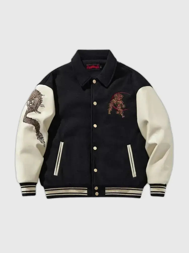 Chaqueta japonesa Sukajan 'Ryu no Kokyu'