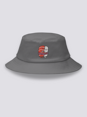 Bucket Hat Arroz Salmón Gris - Ropa Japonesa