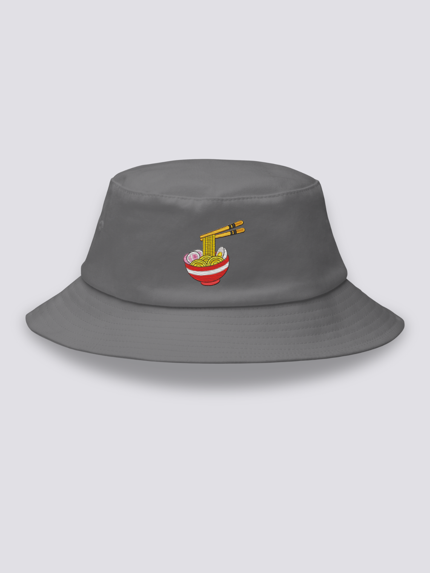 Bucket Hat Bol de Ramen Gris - Ropa Japonesa