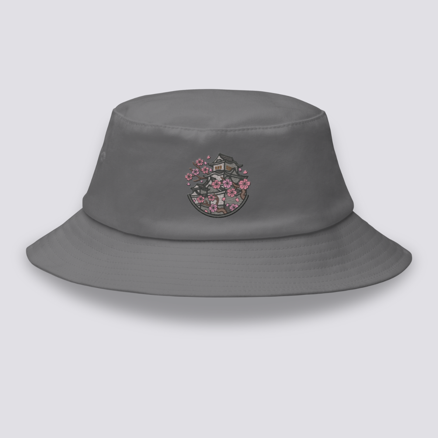 Bucket Hat Castillo Himeji Gris - Ropa Japonesa