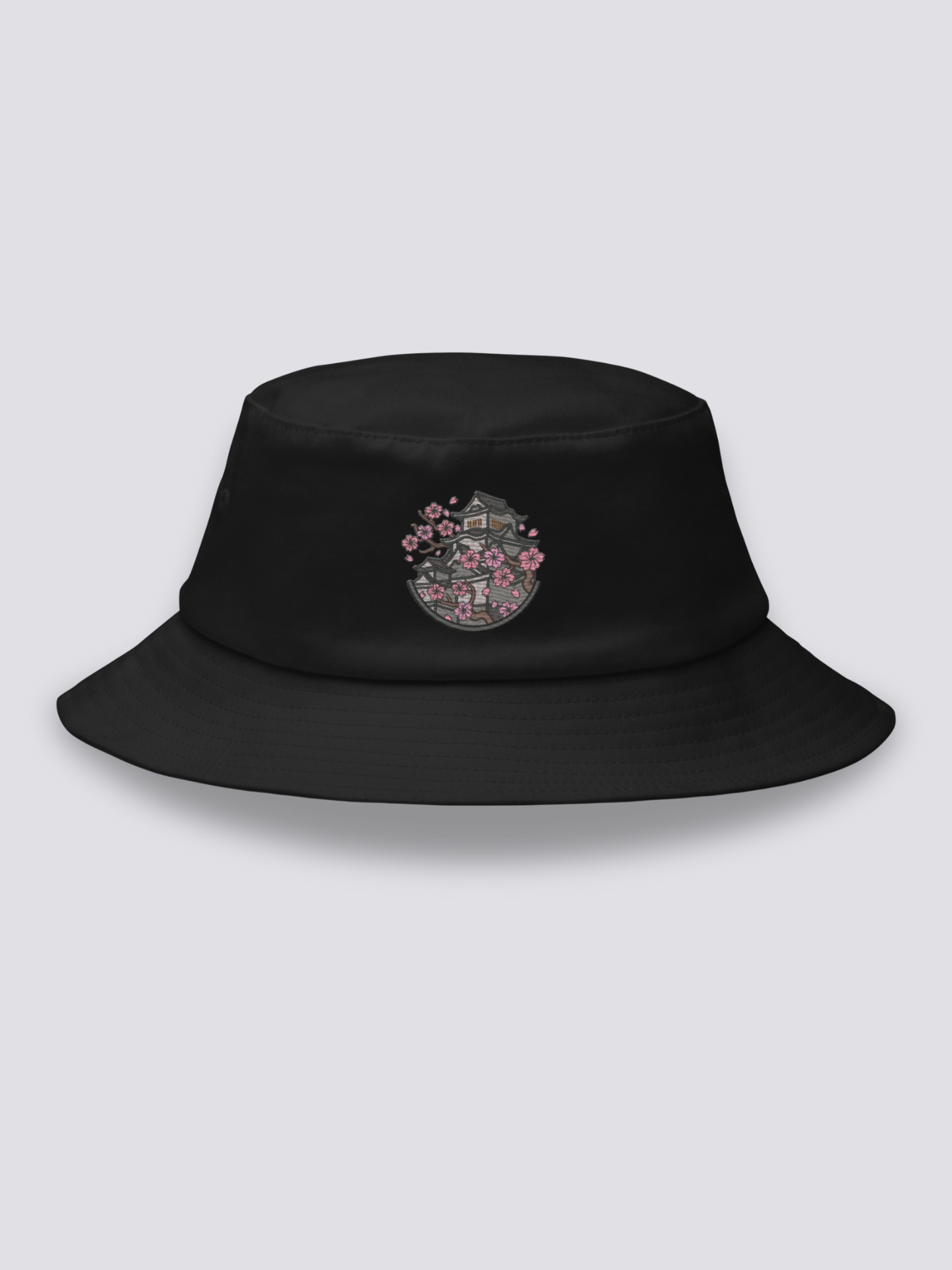 Bucket Hat Castillo Himeji Negro - Ropa Japonesa
