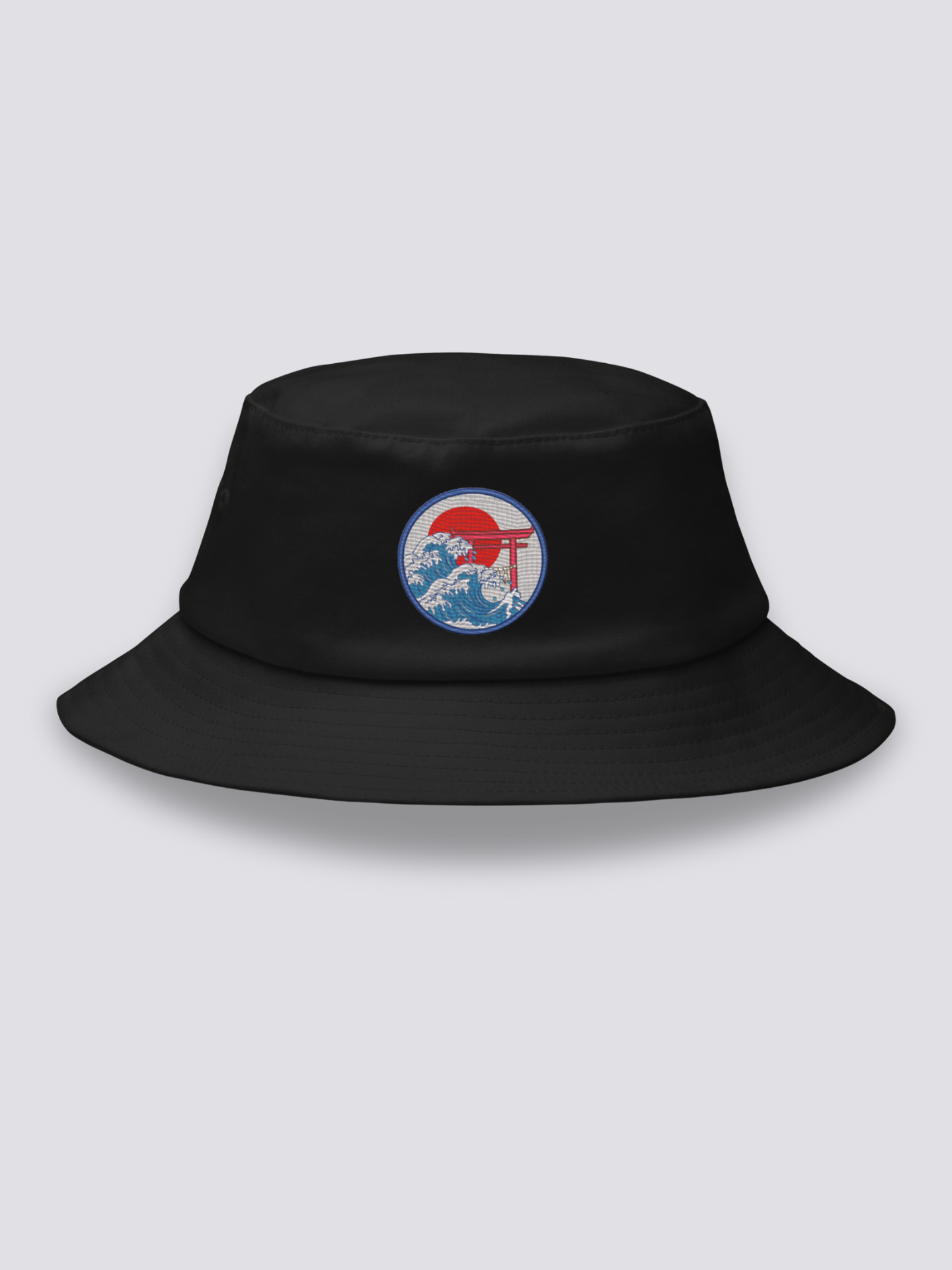 Bucket Hat Estilo Japonés Negro - Ropa Japonesa
