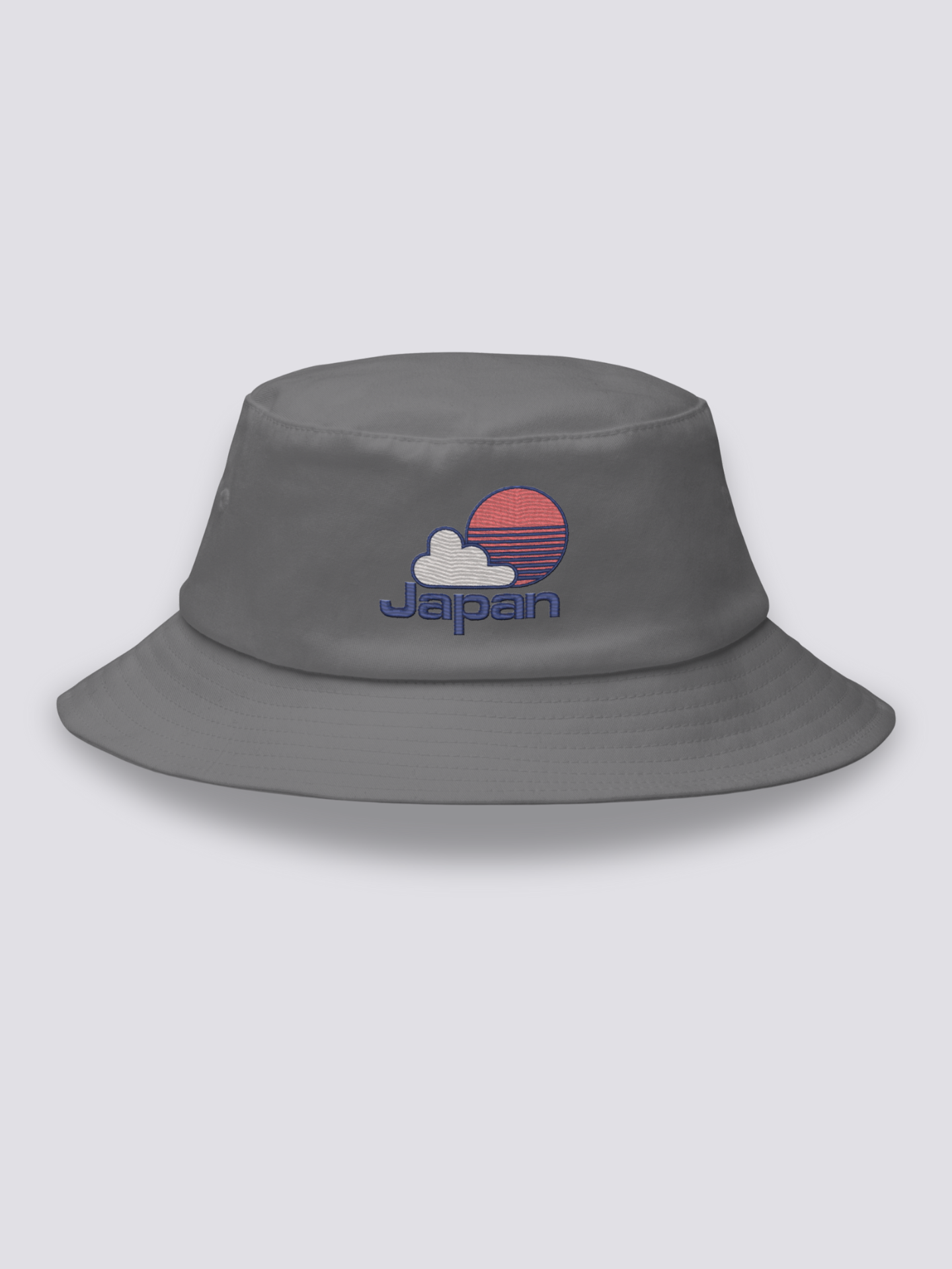 Bucket Hat Japonés Béisbol Gris - Ropa Japonesa